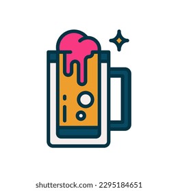 Biersymbol für Ihre Website, Ihr Handy, Ihre Präsentation und Ihr Logo-Design.