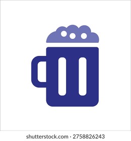 beer icons simple colred vector