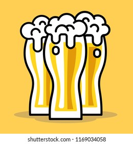 Beer Icons in Vector Graphics