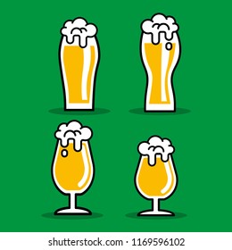 Beer Icons in Vector Graphics