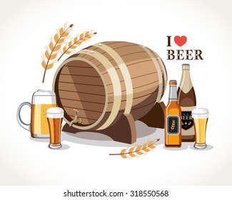 Beer illustration