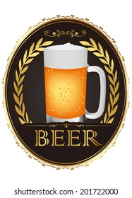 Beer illustration icon
