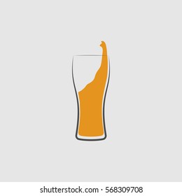 beer isolated illustration