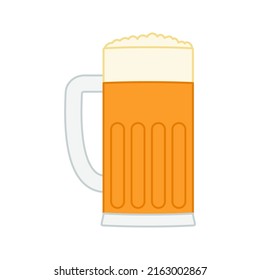 Beer isolated on white background. Vector illustration