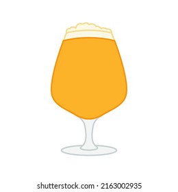 Beer isolated on white background. Vector illustration