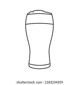 Beer isolated on white background. Vector illustration