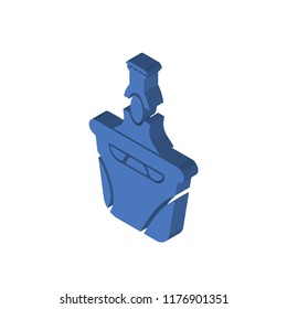 Beer isometric left top view 3D icon