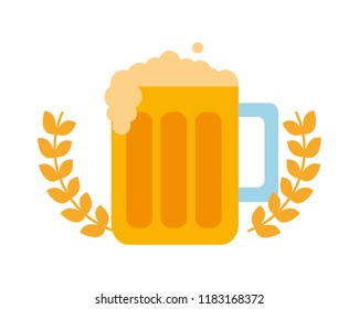 beer jar beverage with crown