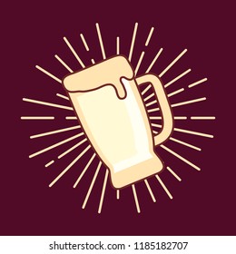 beer jar beverage icon