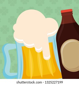 beer jar with bottle