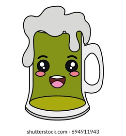 beer jar celebration kawaii character