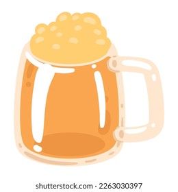 beer jar drink isolated icon
