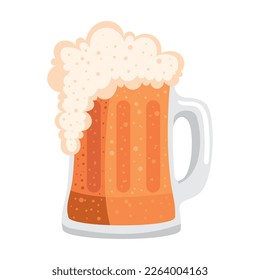 beer jar drink isolated icon