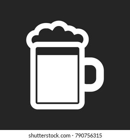 Beer jar icon