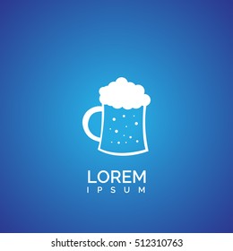 beer jar icon design