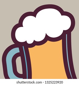 beer jar isolated icon