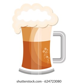 beer jar isolated icon