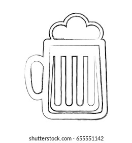 beer jar isolated icon