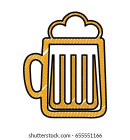 beer jar isolated icon