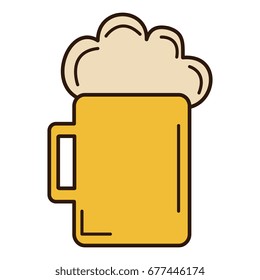beer jar isolated icon