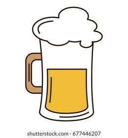 beer jar isolated icon