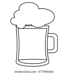 beer jar isolated icon