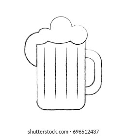 beer jar isolated icon