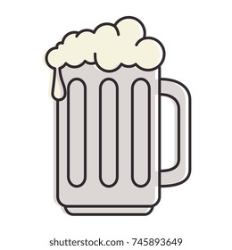 beer jar isolated icon