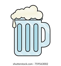 beer jar isolated icon