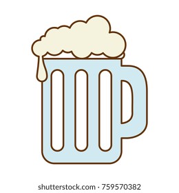 beer jar isolated icon