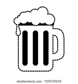 beer jar isolated icon