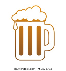 beer jar isolated icon