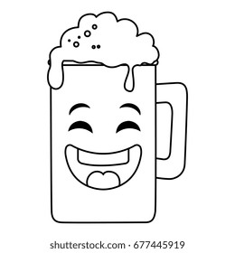 beer jar kawaii character