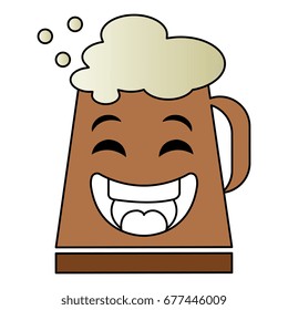 beer jar kawaii character