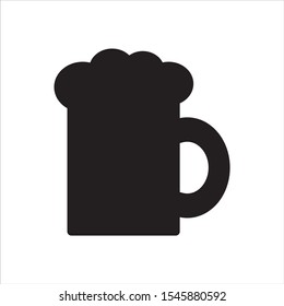 beer jar shaped simple icon vector