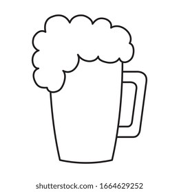 beer jar traditional isolated icon vector illustration designicon