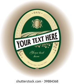 Beer label 1