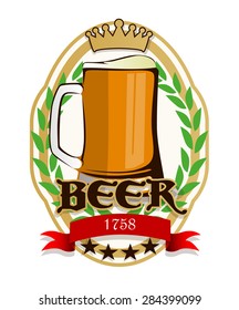 Beer label