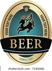Beer label