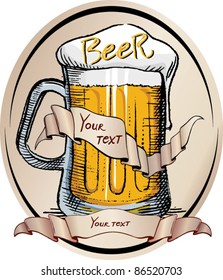 Beer label