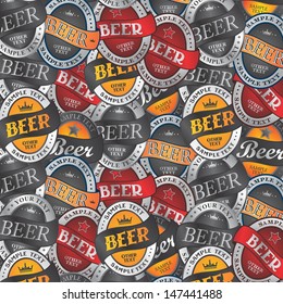 beer label color background