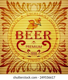 beer label design