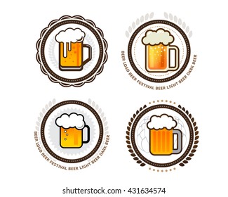 Beer label design 