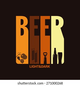 beer label design background