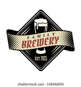 beer label illustrations art logo vector retro styled mark of brew excellent as a template of advert beer label illustrations art logo vector classic cream ritual genuine bar isolated black formal sig