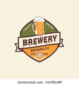 Beer Label  And Logo Template