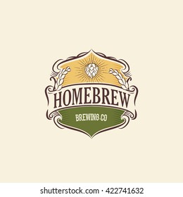 Beer Label And Logo Template