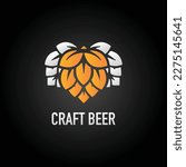 Beer Label Vintage Design Background