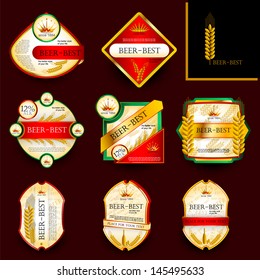 Beer labels