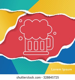 beer line icon